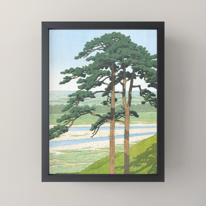 Hasui Kawase, Ruins Of Takiyama Castle, Tokyo - Vintage Japanese Woodblock Print Art Mini Art Print Gallery Image 3