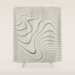Line Distortion #2 Shower Curtain Gallery Image 1