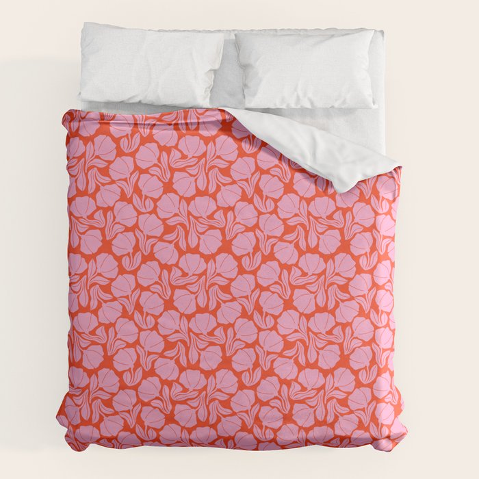 Boho Blooms - Pink Duvet Cover Gallery Image 2