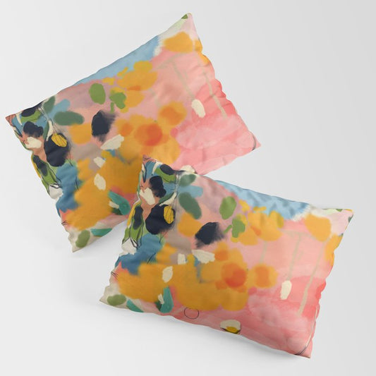garden with sea view and olive tree Pillow Sham Gallery Image 1