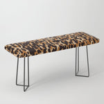 Animal Print Leopard Pattern Bench Gallery Image 1
