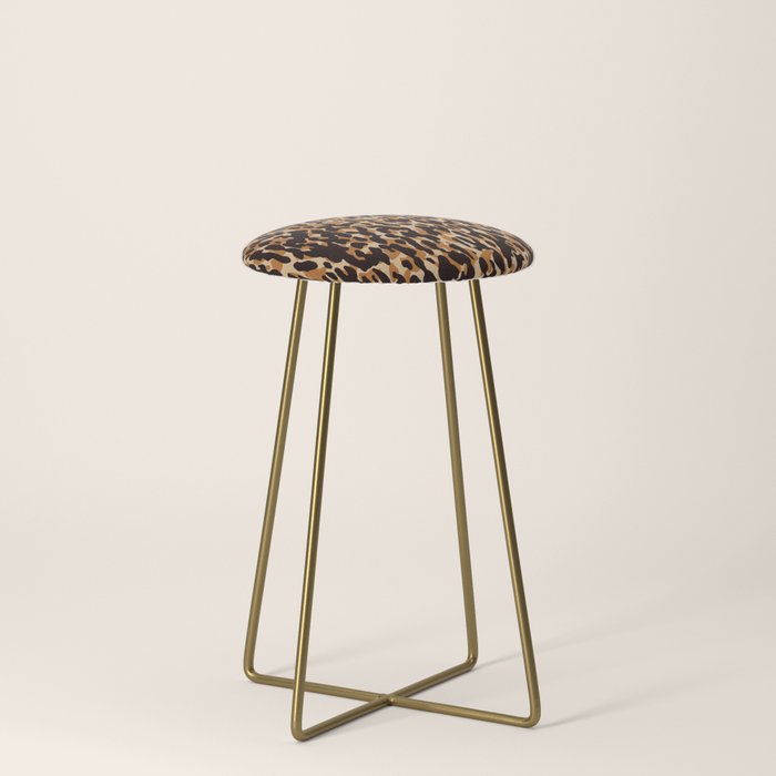 Animal Print Leopard Pattern Stool Gallery Image 4