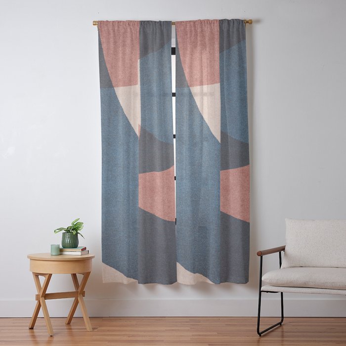 ABSTRACT ALPHABET / Gothic C Window Curtain Gallery Image 13