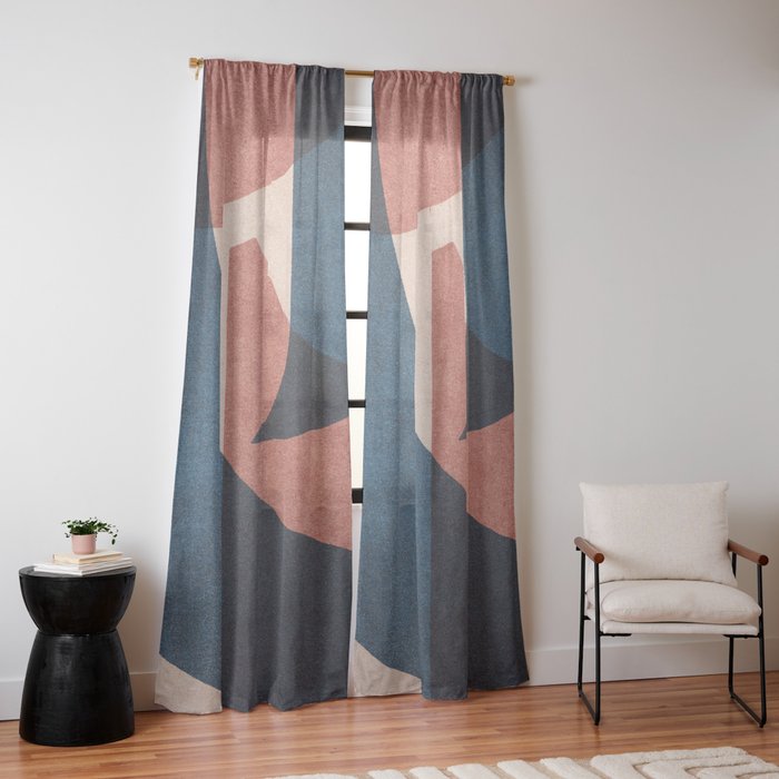 ABSTRACT ALPHABET / Gothic C Window Curtain Gallery Image 10