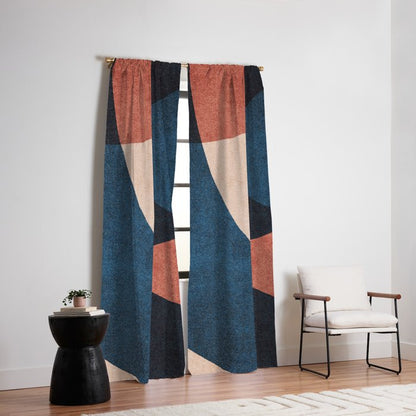 ABSTRACT ALPHABET / Gothic C Window Curtain Gallery Image 6
