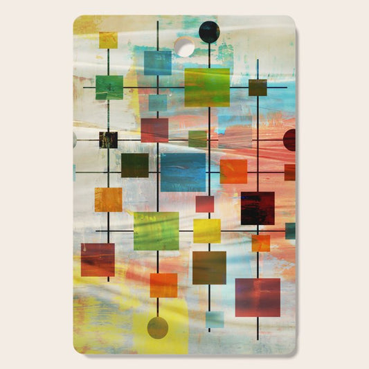 Mid-Century Modern Art 1.3 - Graffiti Style Cutting Board Gallery Image 1
