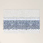 FRENCH LINEN CHAMBRAY TASSEL Welcome Mat Gallery Image 1