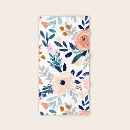 Jolene Floral Bath Towel Gallery Image 2