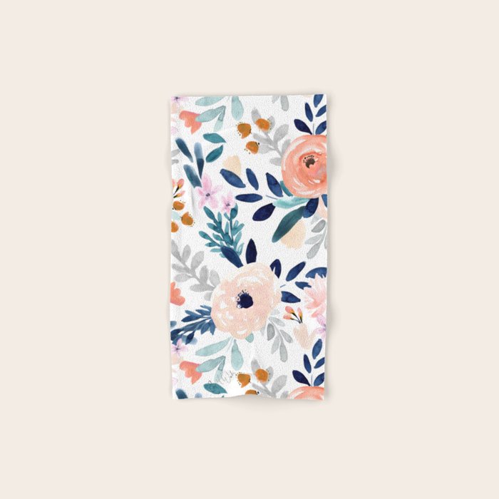 Jolene Floral Bath Towel Gallery Image 1