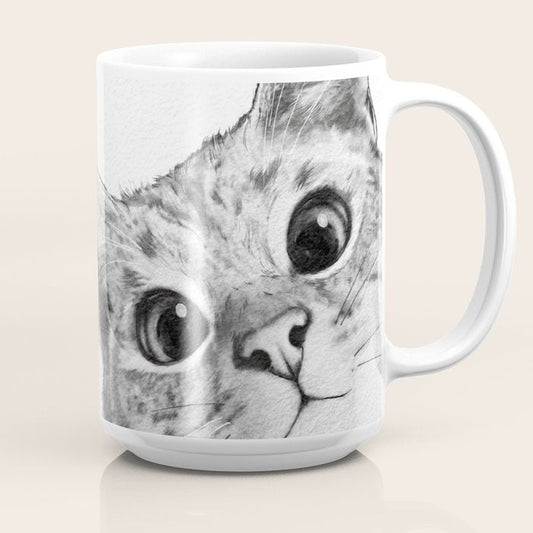 sneaky cat Coffee Mug Gallery Image 2