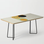 mid mod geometry green teal nature 1 Coffee Table Gallery Image 1