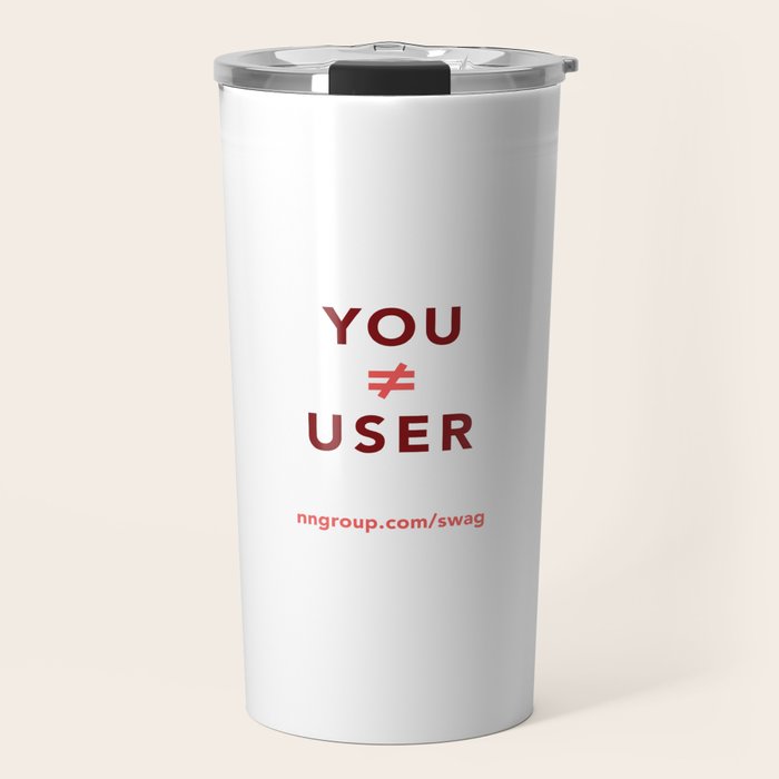 You Are Not The User Travel Mug Gallery Image 1