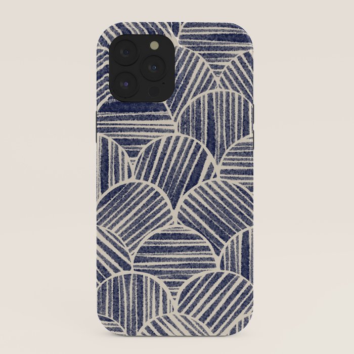 Navy Blue Striped Pattern #2 iPhone Case Gallery Image 40