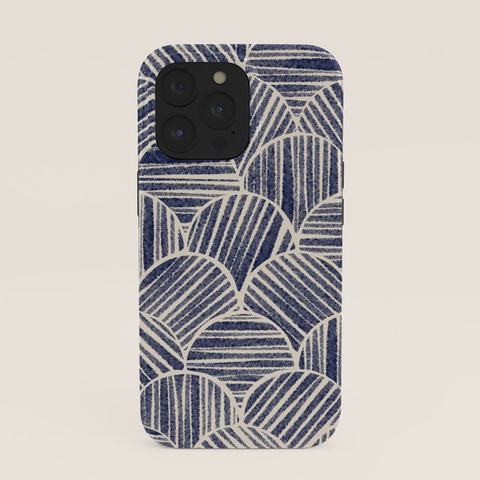 Navy Blue Striped Pattern #2 iPhone Case Gallery Image 39