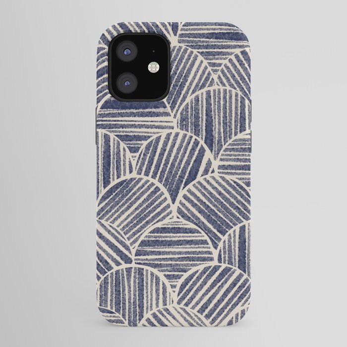 Navy Blue Striped Pattern #2 iPhone Case Gallery Image 41