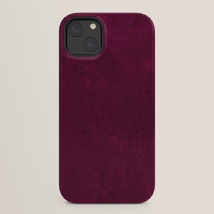 Hand painted modern abstract burgundy marble watercolor iPhone Case Gallery Image 22