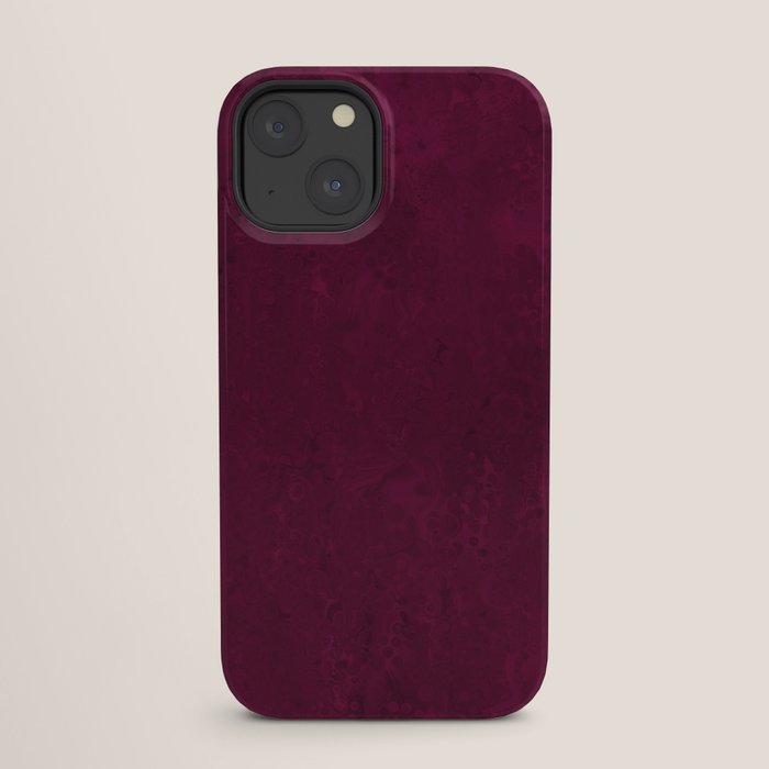Hand painted modern abstract burgundy marble watercolor iPhone Case Gallery Image 25