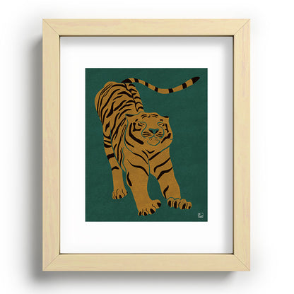 Tiger Doesn't Lose Sleep Framed Art Print Gallery Image 95