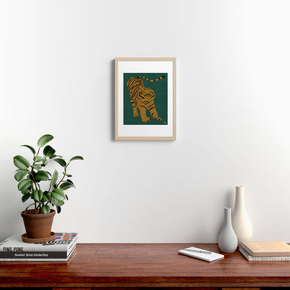 Tiger Doesn't Lose Sleep Framed Art Print Gallery Image 23