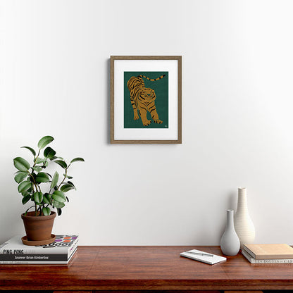 Tiger Doesn't Lose Sleep Framed Art Print Gallery Image 15