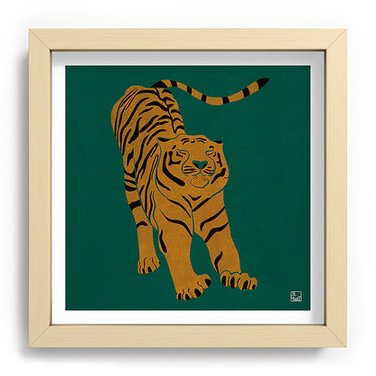 Tiger Doesn't Lose Sleep Framed Art Print Gallery Image 106