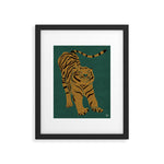 Tiger Doesn't Lose Sleep Framed Art Print Gallery Image 1