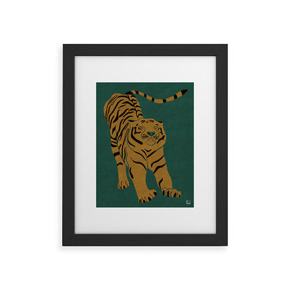Tiger Doesn't Lose Sleep Framed Art Print Gallery Image 44