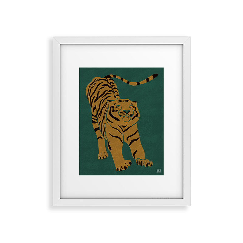 Tiger Doesn't Lose Sleep Framed Art Print Gallery Image 30
