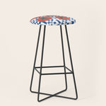 Tomatoes Checkered Grid Stool Gallery Image 1