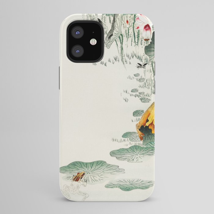 Frog in the swamp - Vintage Japanese Woodblock Print Art iPhone Case Gallery Image 42