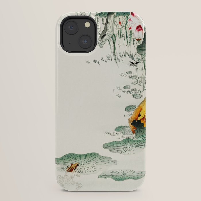 Frog in the swamp - Vintage Japanese Woodblock Print Art iPhone Case Gallery Image 30