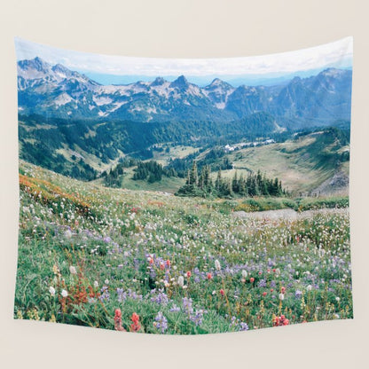 Wildflower Meadow Wall Tapestry Gallery Image 1