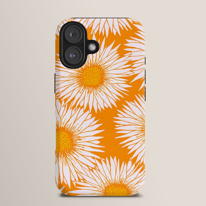 Orange and White Sunflowers iPhone Case Gallery Image 13