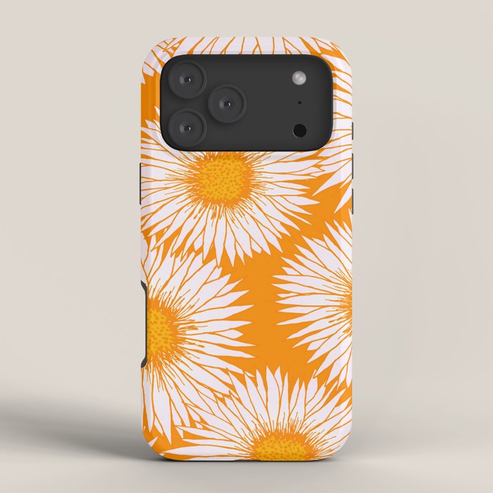 Orange and White Sunflowers iPhone Case Gallery Image 4