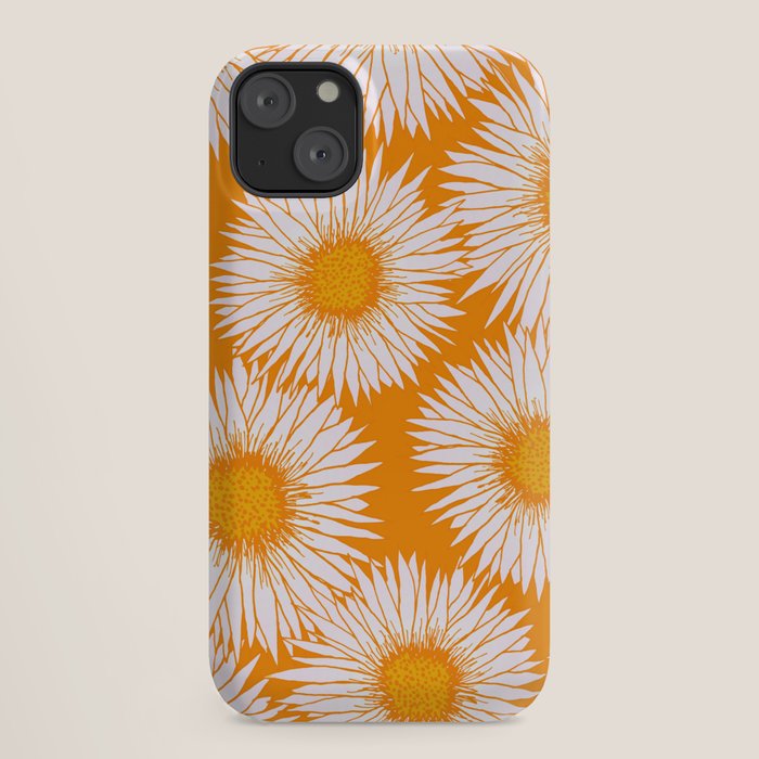 Orange and White Sunflowers iPhone Case Gallery Image 18