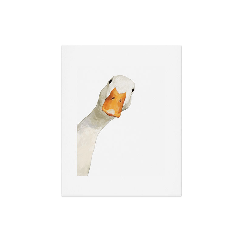 Sneaky White Duck Art Print Gallery Image 7