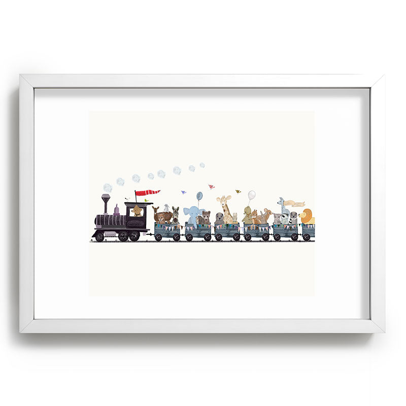 big little nursery nature train Framed Art Print Gallery Image 105