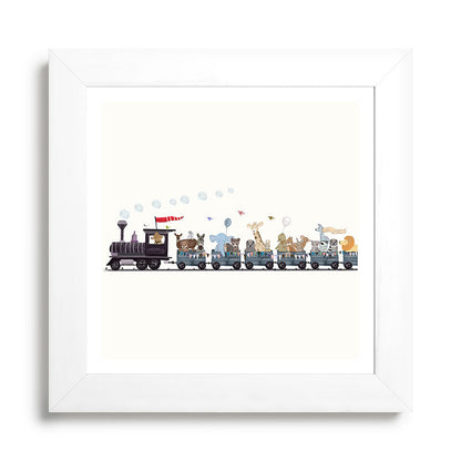 big little nursery nature train Framed Art Print Gallery Image 79