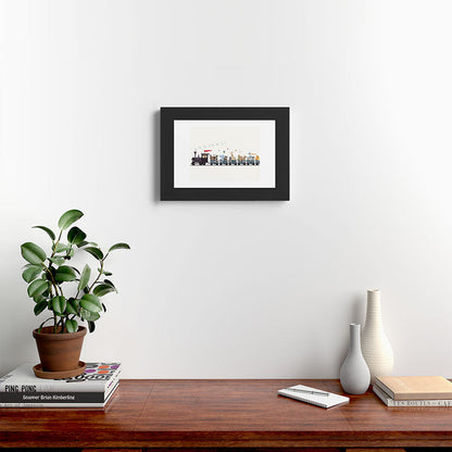 big little nursery nature train Framed Art Print Gallery Image 42