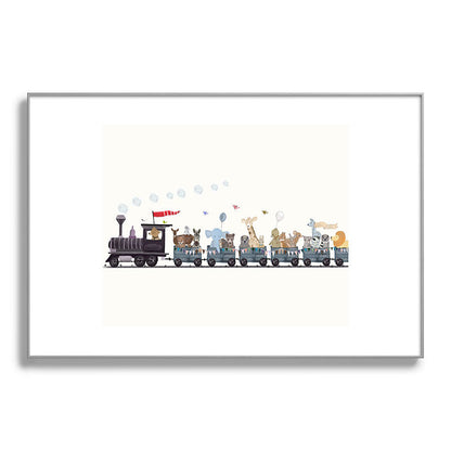 big little nursery nature train Framed Art Print Gallery Image 138