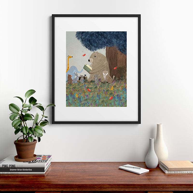 once upon a time Framed Art Print Gallery Image 9