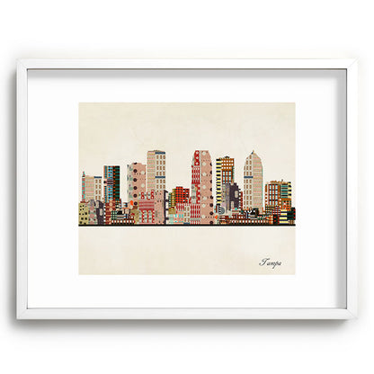tampa skyline Framed Art Print Gallery Image 108