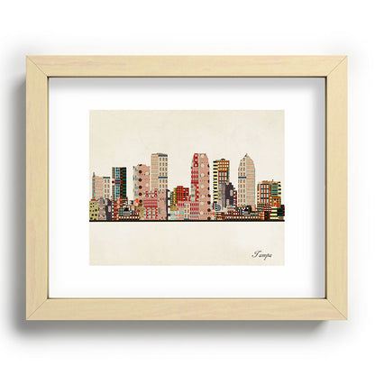 tampa skyline Framed Art Print Gallery Image 95