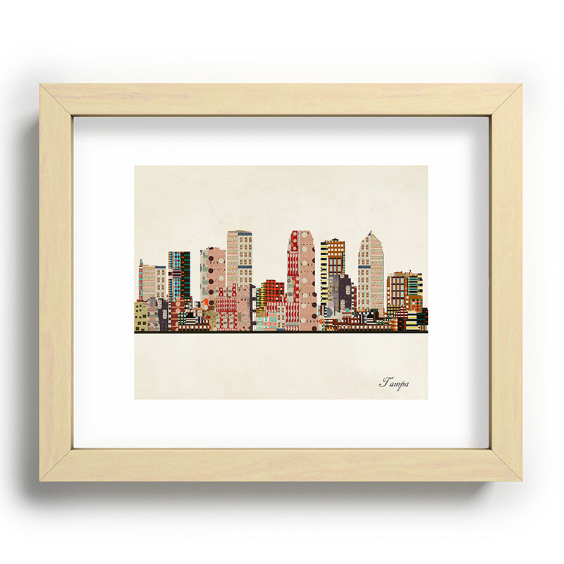 tampa skyline Framed Art Print Gallery Image 96