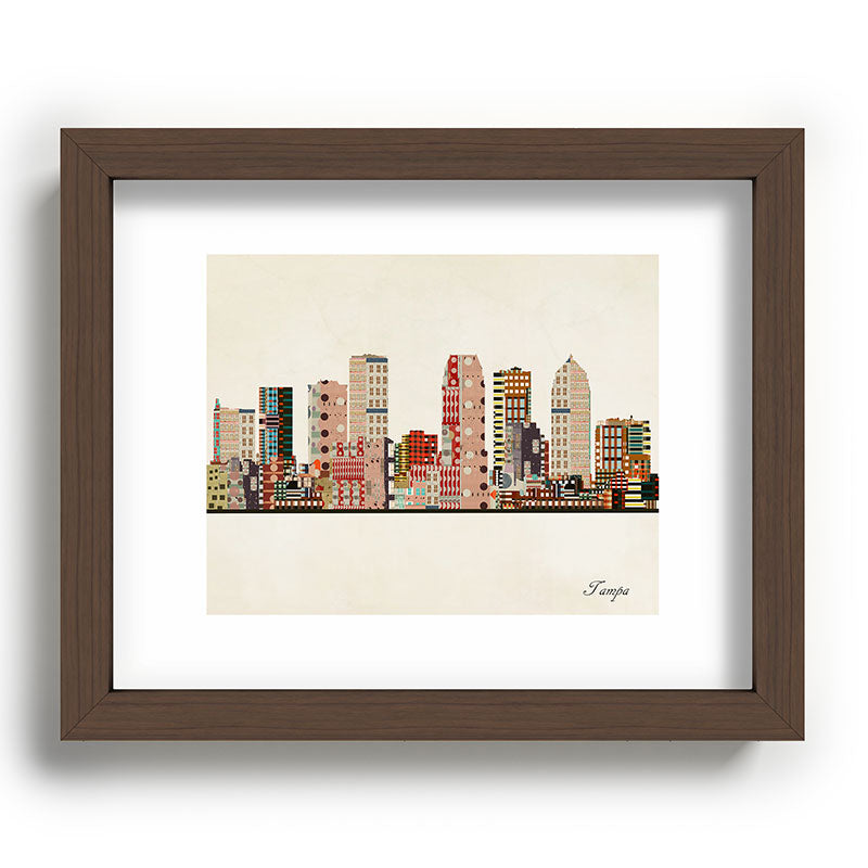 tampa skyline Framed Art Print Gallery Image 86