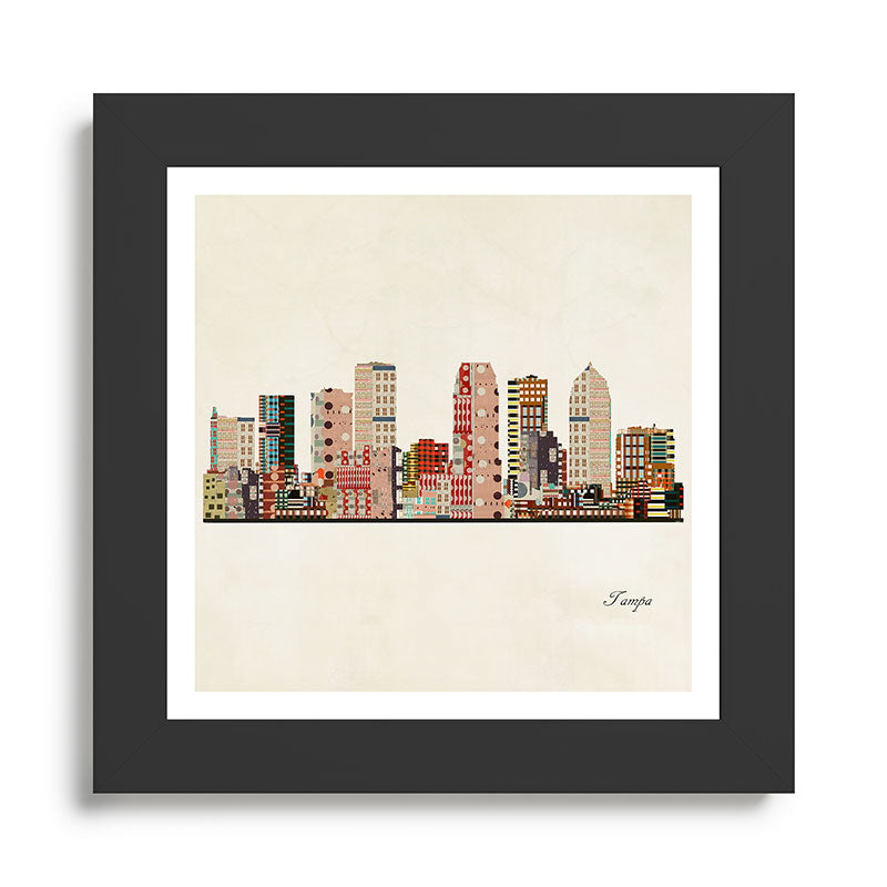 tampa skyline Framed Art Print Gallery Image 46