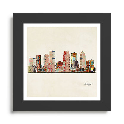 tampa skyline Framed Art Print Gallery Image 46
