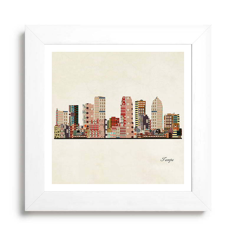 tampa skyline Framed Art Print Gallery Image 79