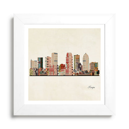 tampa skyline Framed Art Print Gallery Image 79