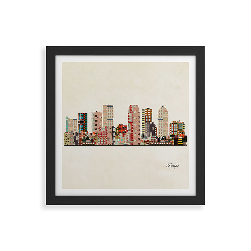 tampa skyline Framed Art Print Gallery Image 50